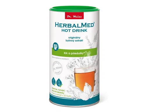 HerbalMed Hot Drink Dr. Weiss krk a priedušky 180 g