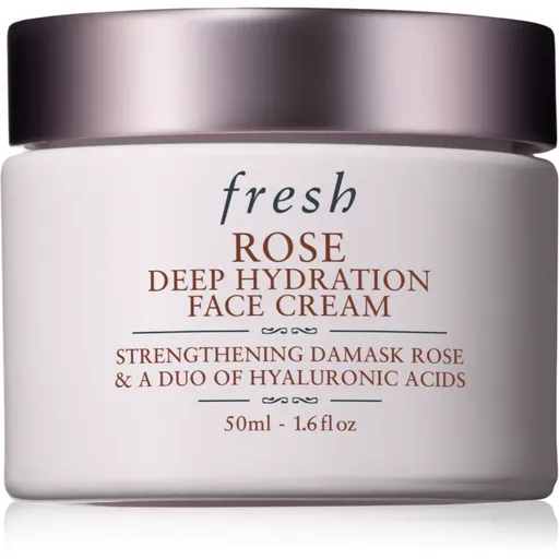fresh Rose Deep Hydration Face Cream hydratačný krém na tvár s kyselinou hyalurónovou 50 ml