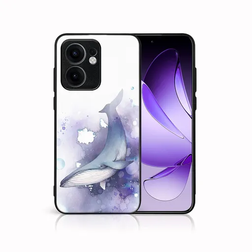 MY ART Ochranný kryt pre Oppo Reno13 F 5G / Reno13 FS 5G WHALE (242)