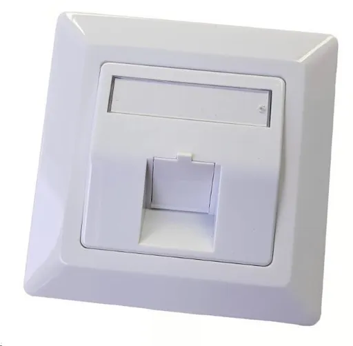 Zásuvka neosadená univerzálna 1 port - 80x80