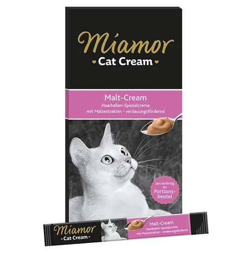 MIAMOR Malt krém pre mačky 6x15 g