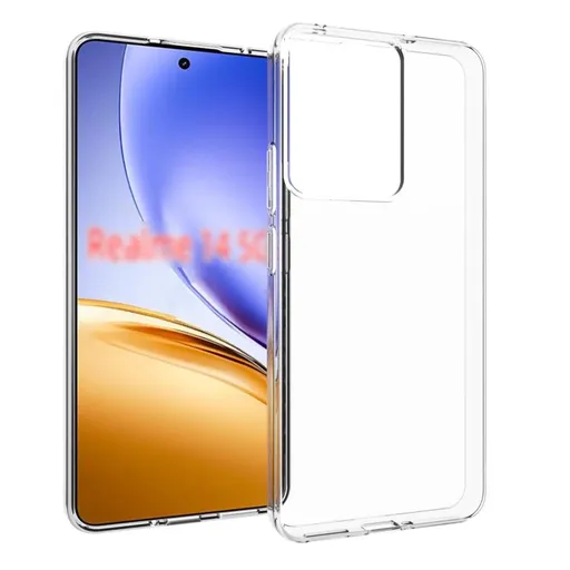 TPU Ochranný kryt pre Realme 14 5G priehľadný