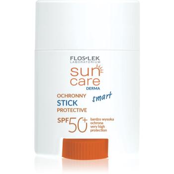 FlosLek Laboratorium Sun Care Derma opaľovací krém v tyčinke na tvár a citlivé miesta SPF 50+ 16 g