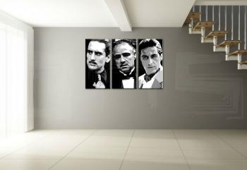 Ručne maľovaný POP Art obraz GODFATHER 90x60 cm