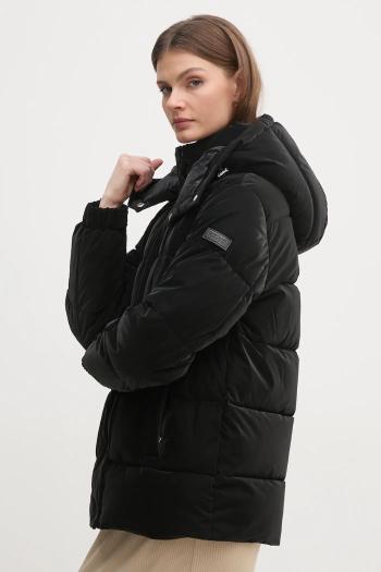 Bunda Dkny dámska, čierna farba, zimná, DLEMPQ74