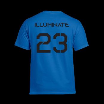 ILLUMINATE tričko 23 Black print Royal 3XL