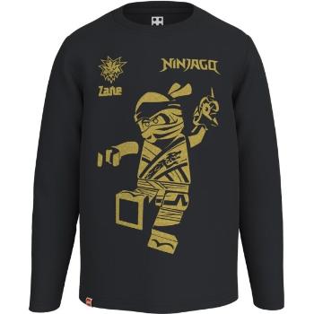 LEGO® kidswear T-SHIRT L/S Fiú felső, fekete, méret