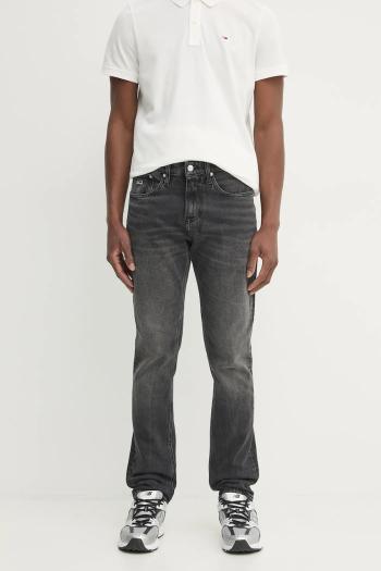 Rifle Tommy Jeans pánske, šedá farba, DM0DM20557