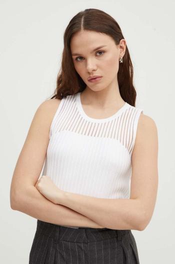 Top Dkny dámsky, biela farba, P4DSAP69