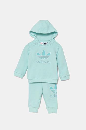 Tepláková súprava pre bábätká adidas Originals tyrkysová farba, JC6590
