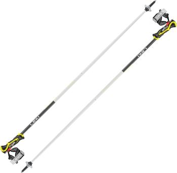 Leki Airfoil 3D White/Neonyellow/Dark Anthracite 135 cm Lyžiarske palice