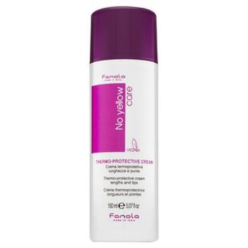 Fanola No Yellow Thermo-Protective Cream ochranný krém pre platinovo blond a šedivé vlasy 150 ml