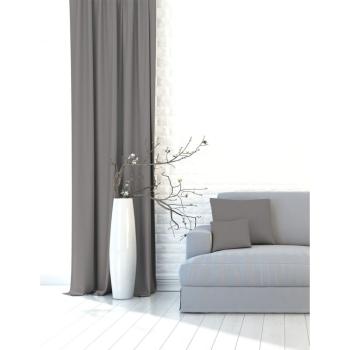 Výpredaj Dekoračné látky, Blackout UNI sivý, 150 cm