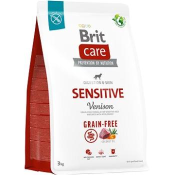 Brit Care Dog Grain-free so zverinou Sensitive 3 kg (8595602559145)