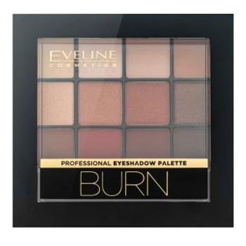 Eveline Eyeshadow Palette paletka očných tieňov Burn 12 g