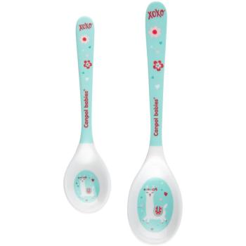 canpol babies Exotic Animals Spoon lyžička Turquoise 2 ks