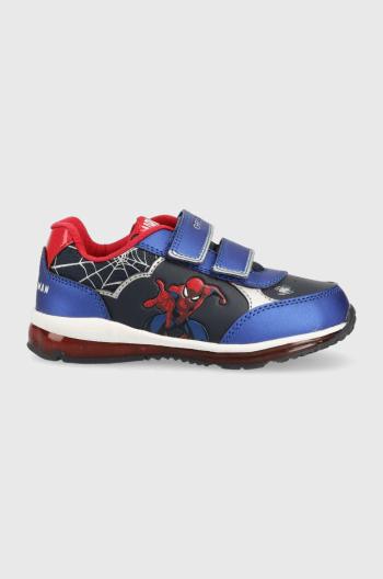 Detské tenisky Geox x Marvel, Spider-Man tmavomodrá farba