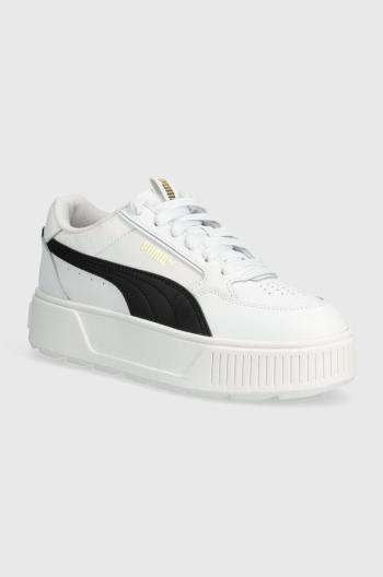 Kožené tenisky Puma Karmen Rebelle biela farba, 387212