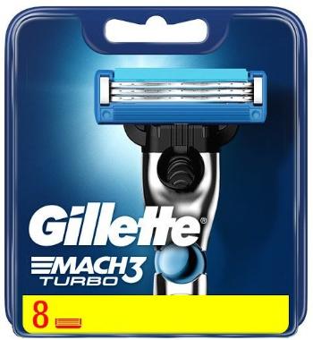 GILLETTE Mach3 Turbo náhradné hlavice 8 ks