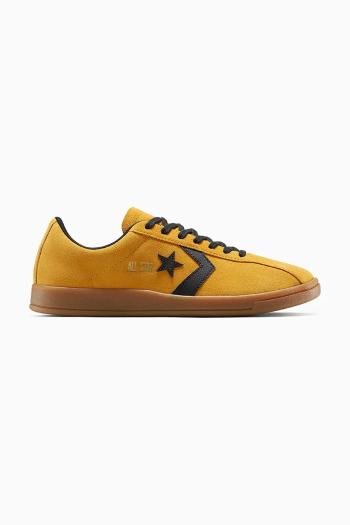 Kožené tenisky Converse All Star Classic Trainer žltá farba, A15621C