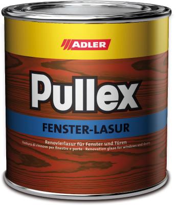 ADLER PULLEX-FENSTER LASUR - Rozpúšťadlová lazúra na renováciu drevených okien a vchodových dverí palisander, 0,75 L