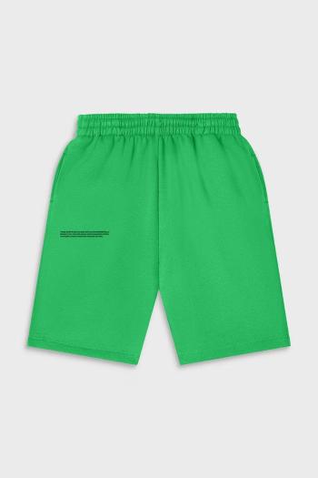 Šortky Pangaia KIDS' 365 MIDWEIGHT LONG SHORTS zelená farba, nastaviteľný pás 10000425