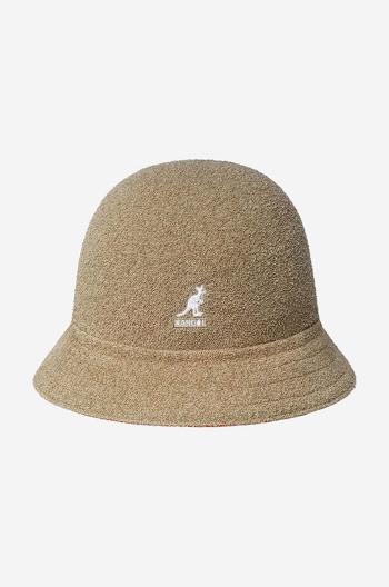 Obojstranný klobúk Kangol K3555.OAT.CHERRY-OAT/CHERRY, oranžová farba