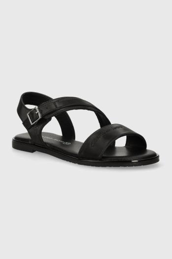 Detské sandále Calvin Klein Jeans čierna farba