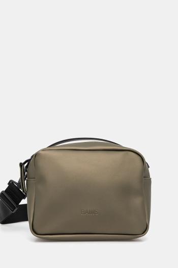 Malá taška Rains Box Bag W3 zelená farba, 14100