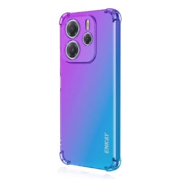 ENKAY GRADIENT Ochranný kryt pre Xiaomi Redmi Note 14 PURPLE BLUE