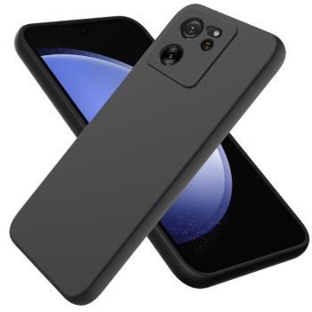 RUBBER Ochranný kryt pre Xiaomi 13T / 13T Pro čierny