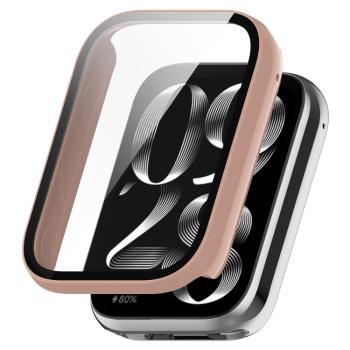 PC FULL COVER Plastový kryt so sklom pre Xiaomi Smart Band 9 Pro ružový