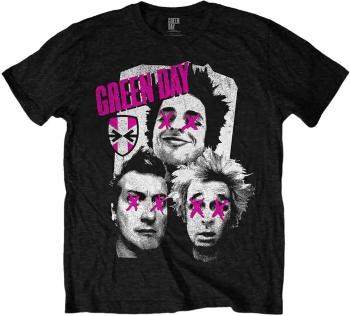 Green Day Tričko Patchwork Unisex Black XL