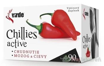 VIRDE CHILLIES ACTIVE výživový doplnok, 90ks