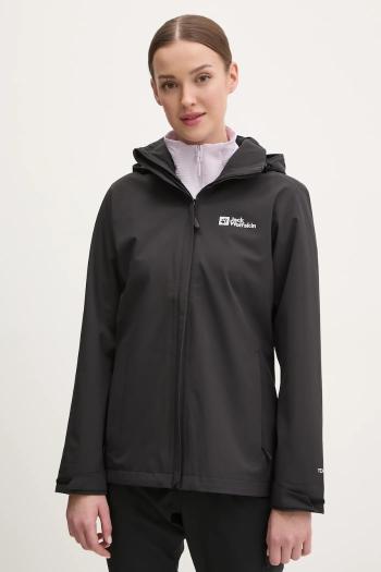 Turistická bunda Jack Wolfskin Trailtime 2L čierna farba, A63902