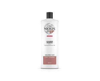 Nioxin Čistiaci šampón pre jemné farbené mierne rednúce vlasy System 3 (Shampoo Cleanser System 3) 1000 ml