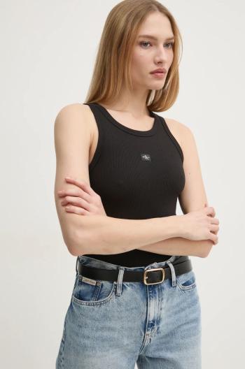 Top Calvin Klein Jeans dámsky, čierna farba, J20J224762