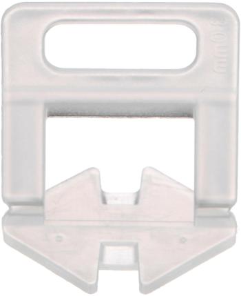 Kőműves szerszám SIXTOL LEVEL SYSTEM T-HOLD Szintező klipsz készlet 1 mm, 500 db