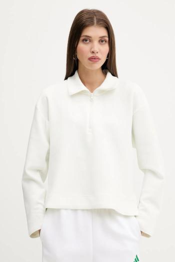 Mikina adidas All SZN béžová farba, jednofarebná, JV9907