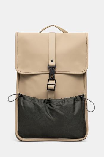 Ruksak Rains Mix Backpack Mini béžová farba, veľký, jednofarebný, 14280