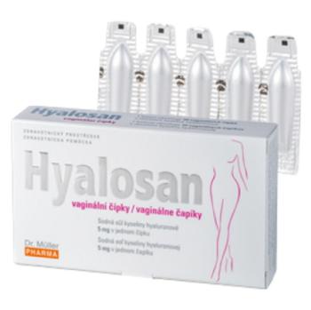 DR. MÜLLER HYALOSAN vaginálne čapíky 10 ks