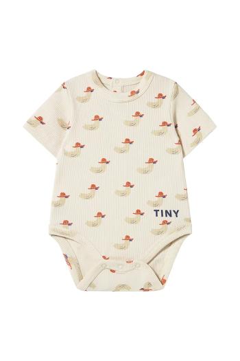 Body pre bábätká Tinycottons DUCKS RIB BODY SS25-359