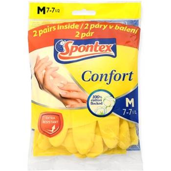 SPONTEX Comfort veľkosť M, 2 páry (3384121091572)