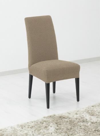 Poťah elastický na celú stoličku, komplet 2 ks Denia, orieškový