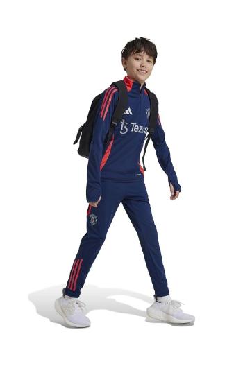 Detská mikina adidas Performance MUFC TR TOPY tmavomodrá farba, s potlačou, IT4242