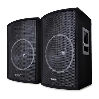 Skytec SL12, pár pasívnych reproduktorov, 12" woofer, 200 W max./300 W vrcholový výkon, 2-pásmový basreflex