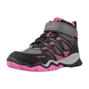 Geox  J MONTRACK GIRL B AB  Čižmy Šedá