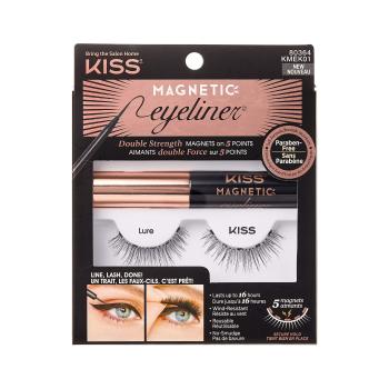 KISS Magnetické umelé riasy s očnými linkami (Magnetic Eyeliner & Lash Kit) 07 Charm