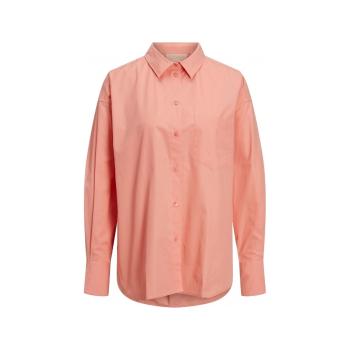 Jjxx  Noos Shirt Jamie L/S - Coral Haze  Blúzka Oranžová