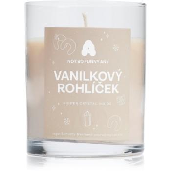 Not So Funny Any Crystal Candle Vanilkový rohlíček lumânare cu cristale 220 g